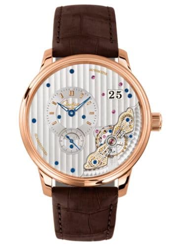 Glashütte Original PanoMaticInverse Red Gold / Silver / Nubuck - Folding