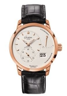 Glashütte Original PanoReserve Red Gold / Silver / Alligator - Folding