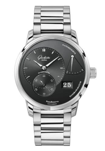Glashütte Original PanoReserve Stainless Steel / Grey / Bracelet