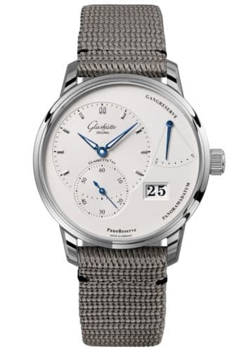 Glashütte Original PanoReserve Stainless Steel / Silver / Synthetic