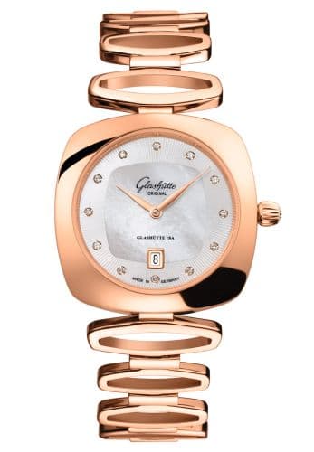Glashütte Original Pavonina Date Red Gold / MOP / Bracelet
