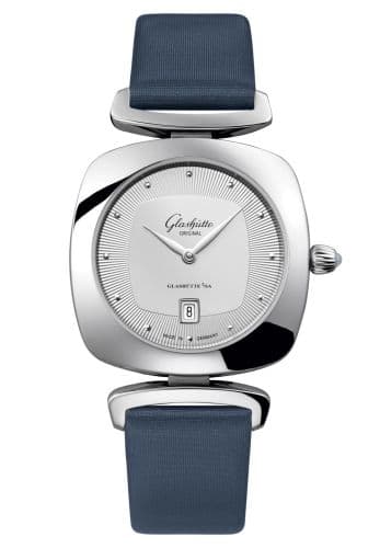 Glashütte Original Pavonina Date Stainless Steel / Silver / Calf - Folding