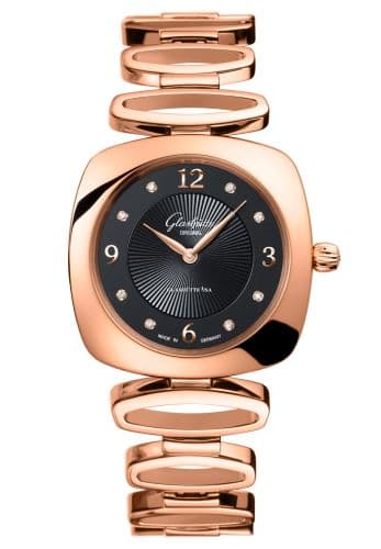 Glashütte Original Pavonina Red Gold / Black / Bracelet
