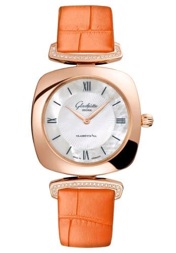 Glashütte Original Pavonina Red Gold / Diamond / MOP / Alligator