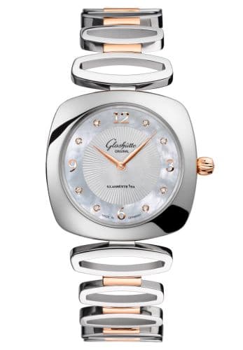 Glashütte Original Pavonina Stainless Steel / Red Gold / MOP / Bracelet