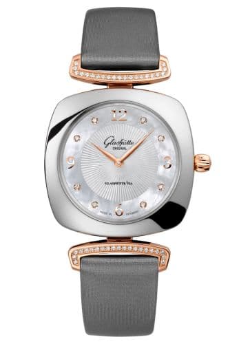 Glashütte Original Pavonina Stainless Steel / Red Gold / MOP / Calf