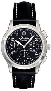 Glashütte Original Senator Chronograph Date Stainless Steel / Black