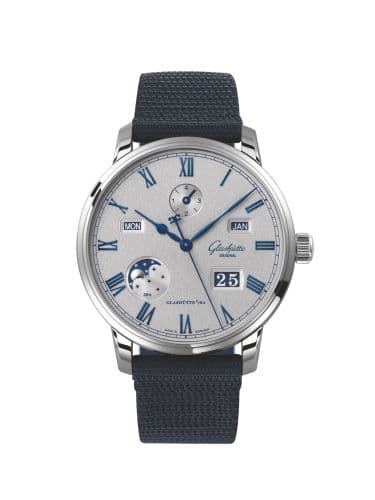 Glashütte Original Senator Perpetual Calendar Stainless Steel / Grey / Synthetic