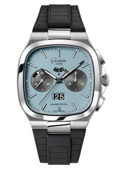 Glashütte Original Seventies Chronograph Panorama Date Ocean Breeze/ Rubber