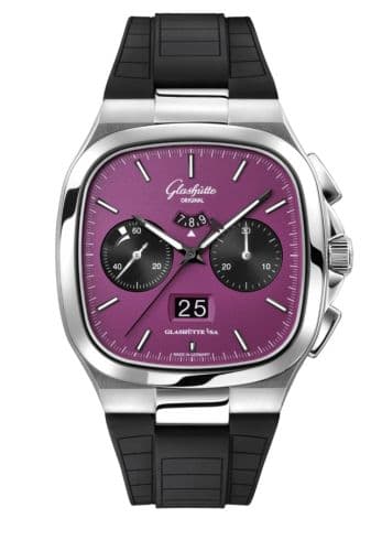 Glashütte Original Seventies Chronograph Panorama Date Stainless Steel / Plasma / Rubber