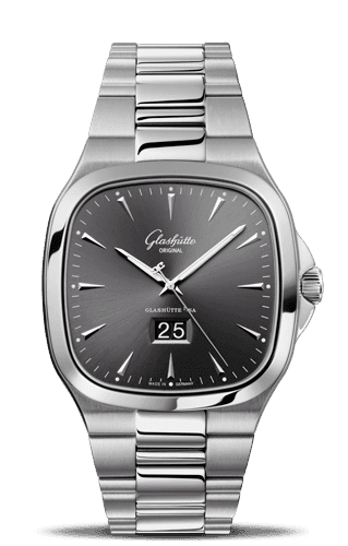 Glashütte Original Seventies Panorama Date Ruthenium Bracelet