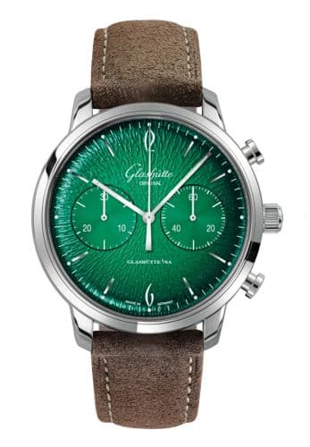 Glashütte Original Sixties Chronograph Stainless Steel / Green / Annual Edition