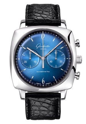 Glashütte Original Sixties Square Chronograph Stainless Steel / Ocean