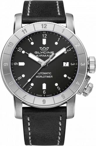 Glycine Airman 42 Automatic Stainless Steel / Black