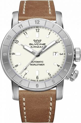 Glycine Airman 42 Automatic Stainless Steel / White