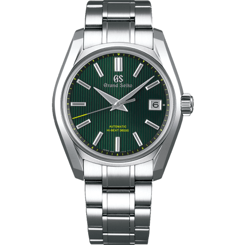 Grand Seiko Automatic Date Stainless Steel / Green / Bracelet / 62GS