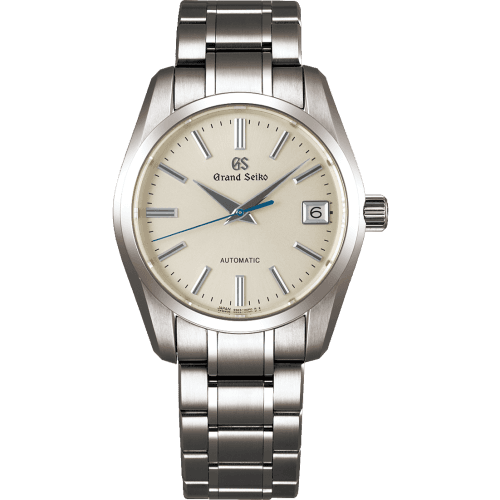 Grand Seiko Automatic Date Titanium / Silver / Bracelet