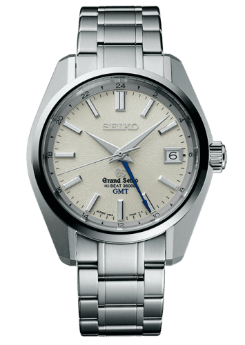 Grand Seiko Automatic GMT Stainless Steel / Cream / Bracelet