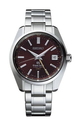 Grand Seiko Automatic Hi Beat 36000 GMT Stainless Steel / Red / Bracelet / Dawn of Mt. Iwate