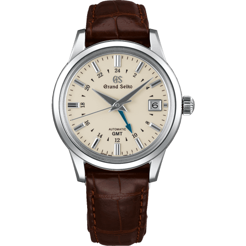 Grand Seiko Automatic Hi Beat 36000 GMT Stainless Steel / Silver / Strap