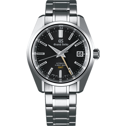 Grand Seiko Automatic Hi Beat 36000 GMT Titanium / Black / Bracelet
