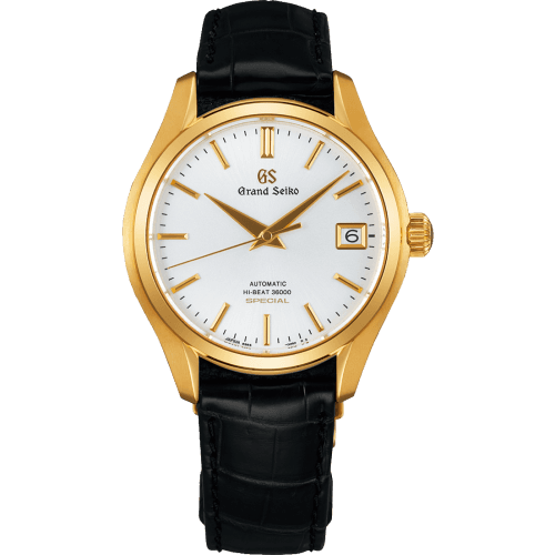 Grand Seiko Automatic Hi Beat 36000 Special Yellow Gold / White / Strap