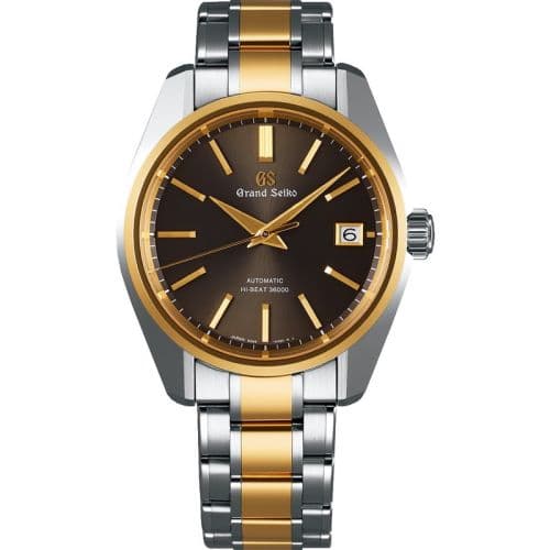 Grand Seiko Automatic Hi Beat 36000 Stainless Steel / Yellow Gold / Brown / Bracelet