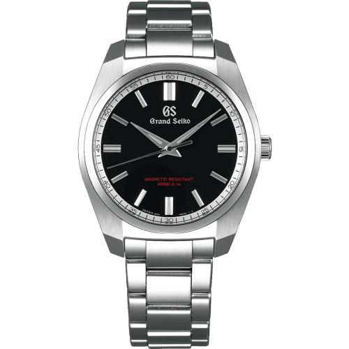Grand Seiko Quartz Anti-Magnetic Stainless Steel / Black / Bracelet