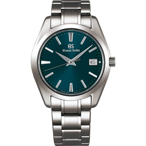 Grand Seiko Quartz Titanium / Blue / Bracelet