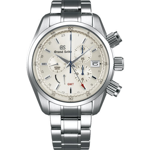 Grand Seiko Spring Drive Chronograph Stainless Steel / Silver / Bracelet