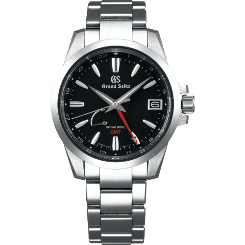 Grand Seiko Spring Drive GMT Stainless Steel / Black / Bracelet