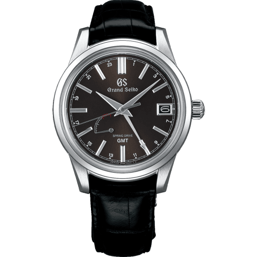 Grand Seiko Spring Drive GMT Stainless Steel / Black / Strap