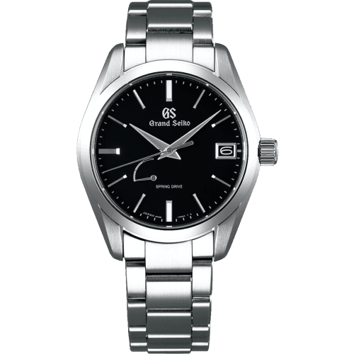Grand Seiko Spring Drive Stainless Steel / Black / Bracelet