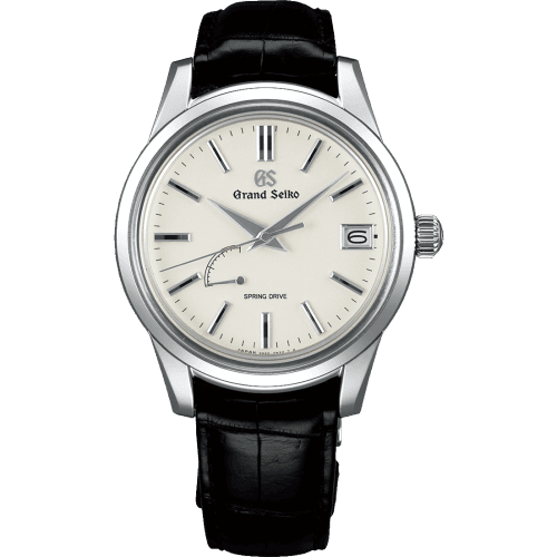 Grand Seiko Spring Drive Stainless Steel / White / Strap