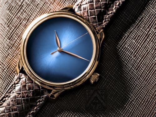 H. Moser & Cie Endeavour Centre Seconds Funky Blue, Rose Gold