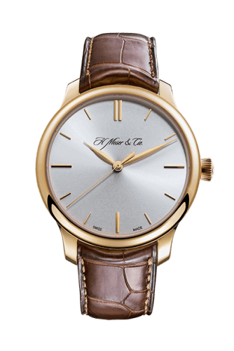 H. Moser & Cie Endeavour Centre Seconds, Rose Gold, Argenté Dial