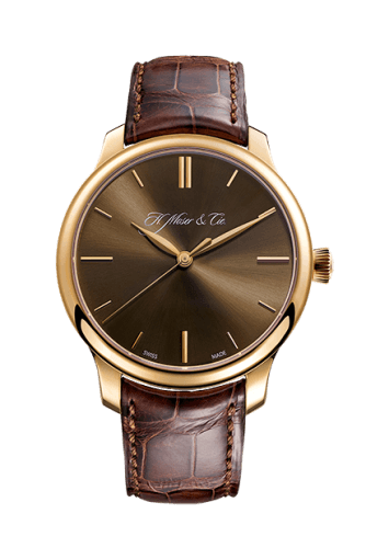 H. Moser & Cie Endeavour Centre Seconds, Rose Gold, Marrone Dial