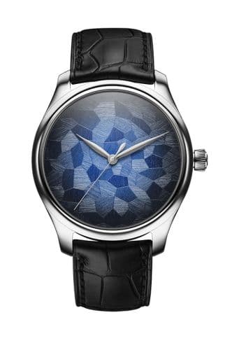 H. Moser & Cie Endeavour Centre Seconds Stainless Steel / Mosaic Blue Concept