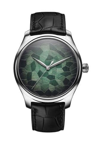 H. Moser & Cie Endeavour Centre Seconds Stainless Steel / Mosaic Green Concept