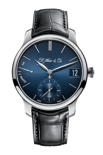 H. Moser & Cie Endeavour Perpetual Calendar, Palladium, Blue Fumé Dial