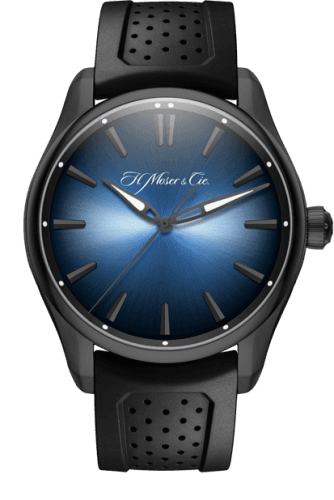 H. Moser & Cie Pioneer Centre Seconds DLC / Funky Blue