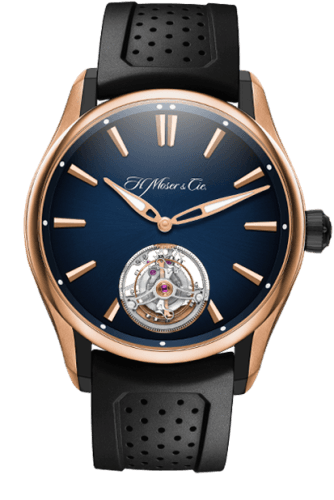 H. Moser & Cie Pioneer Tourbilon Red Gold / Midnight Blue