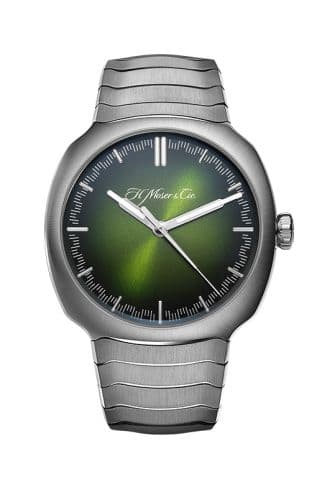 H. Moser & Cie Streamliner Centre Seconds Stainless Steel / Green