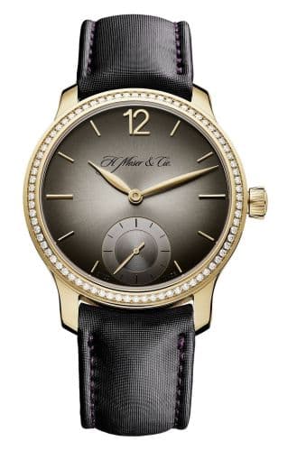 H. Moser & Cie Venturer Small Seconds, Rose Gold Diamond Bezel, Fumé Dial