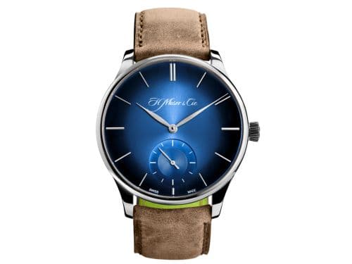 H. Moser & Cie Venturer Small Seconds XL Funky Blue, White Gold