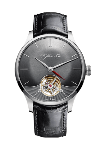 H. Moser & Cie Venturer Tourbillon Dual Time, White Gold, Ardoise Dial