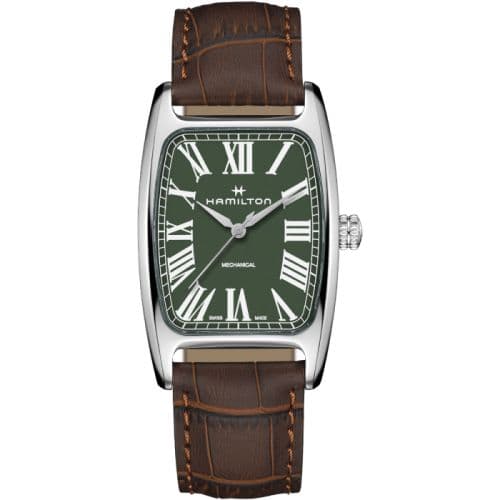 Hamilton Boulton Mechanical Stainless Steel / Green
