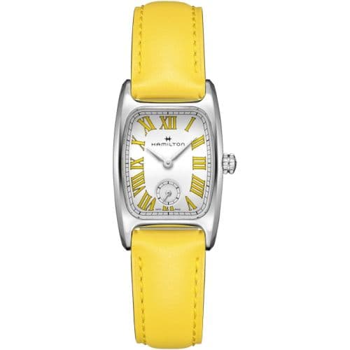 Hamilton Boulton Quartz Small Second Medium Stainless Steel / Macaron - Lemon