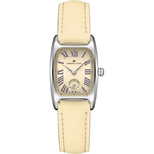 Hamilton Boulton Quartz Small Second Medium Stainless Steel / Macaron - Vanilla