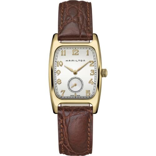Hamilton Boulton Quartz Small Second Yellow Gold / Silver